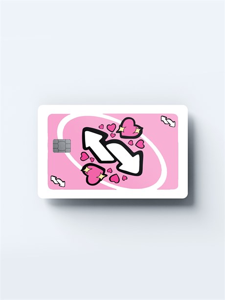 Pink Uno Kart Kaplama Sticker
