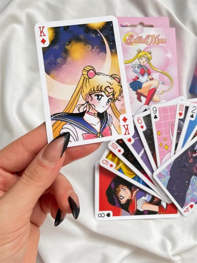 Anime Sailor Moon İskambil Poker Kartı