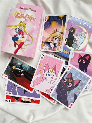 Anime Sailor Moon İskambil Poker Kartı