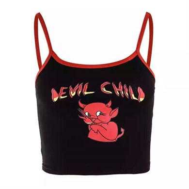 Devil Child Kadın Askılı Bluz
